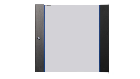 Ușă sticlă pentru DTWB 12U, W=600, RAL9005, negru