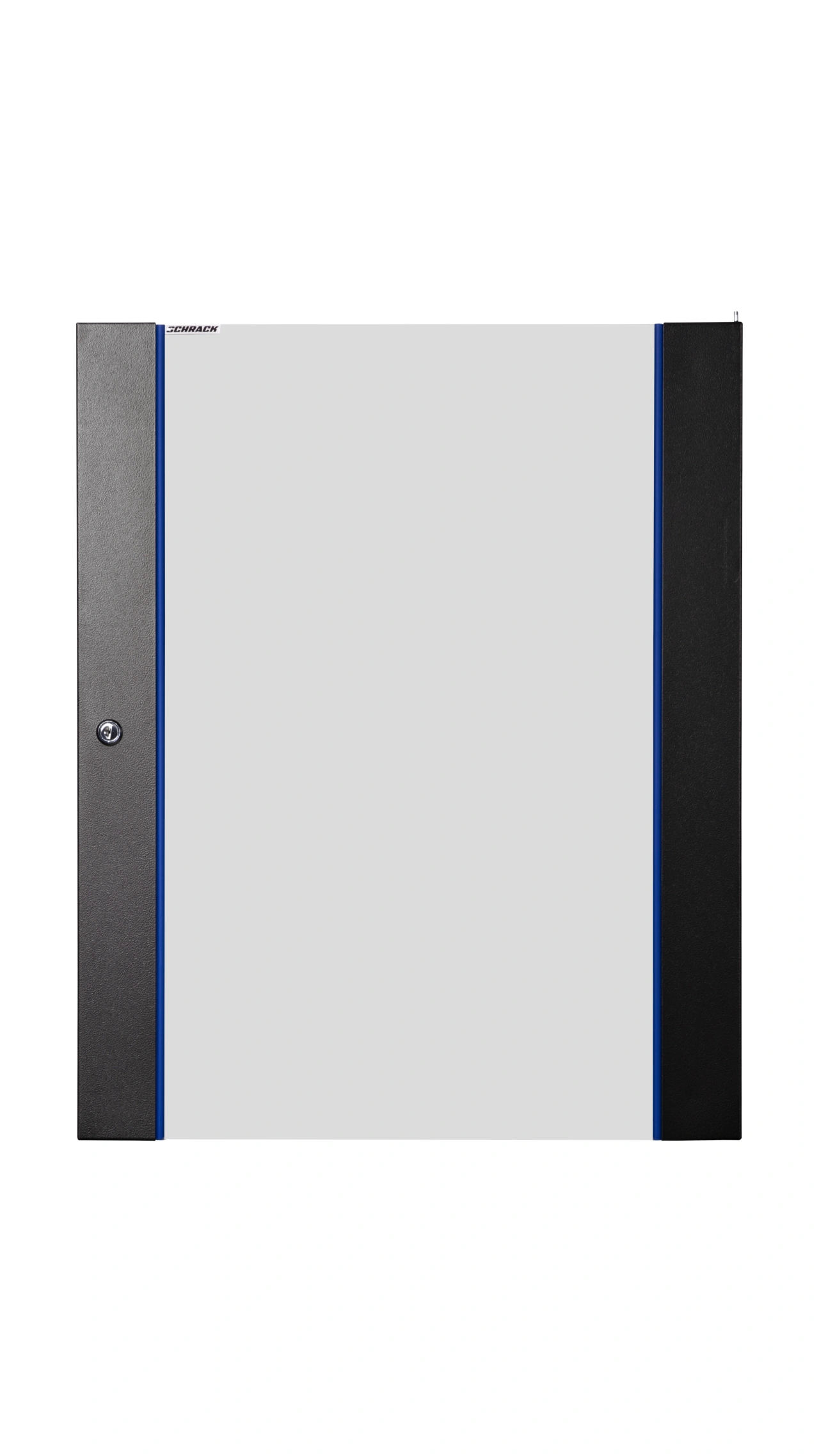Ușă sticlă pentru DTWB 16U, W=600, RAL9005, negru