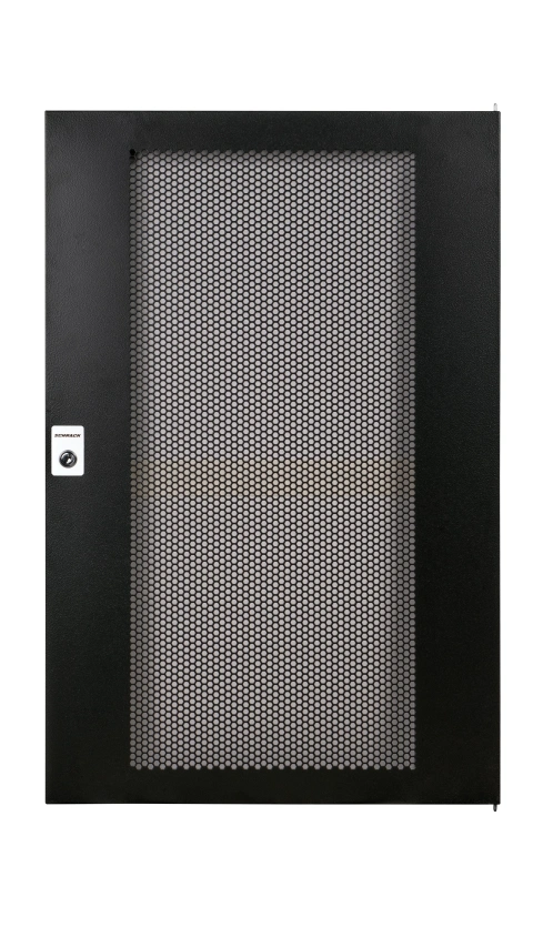 Ușă metal perf. pentru DTWB 20U, W=600, RAL9005, negru
