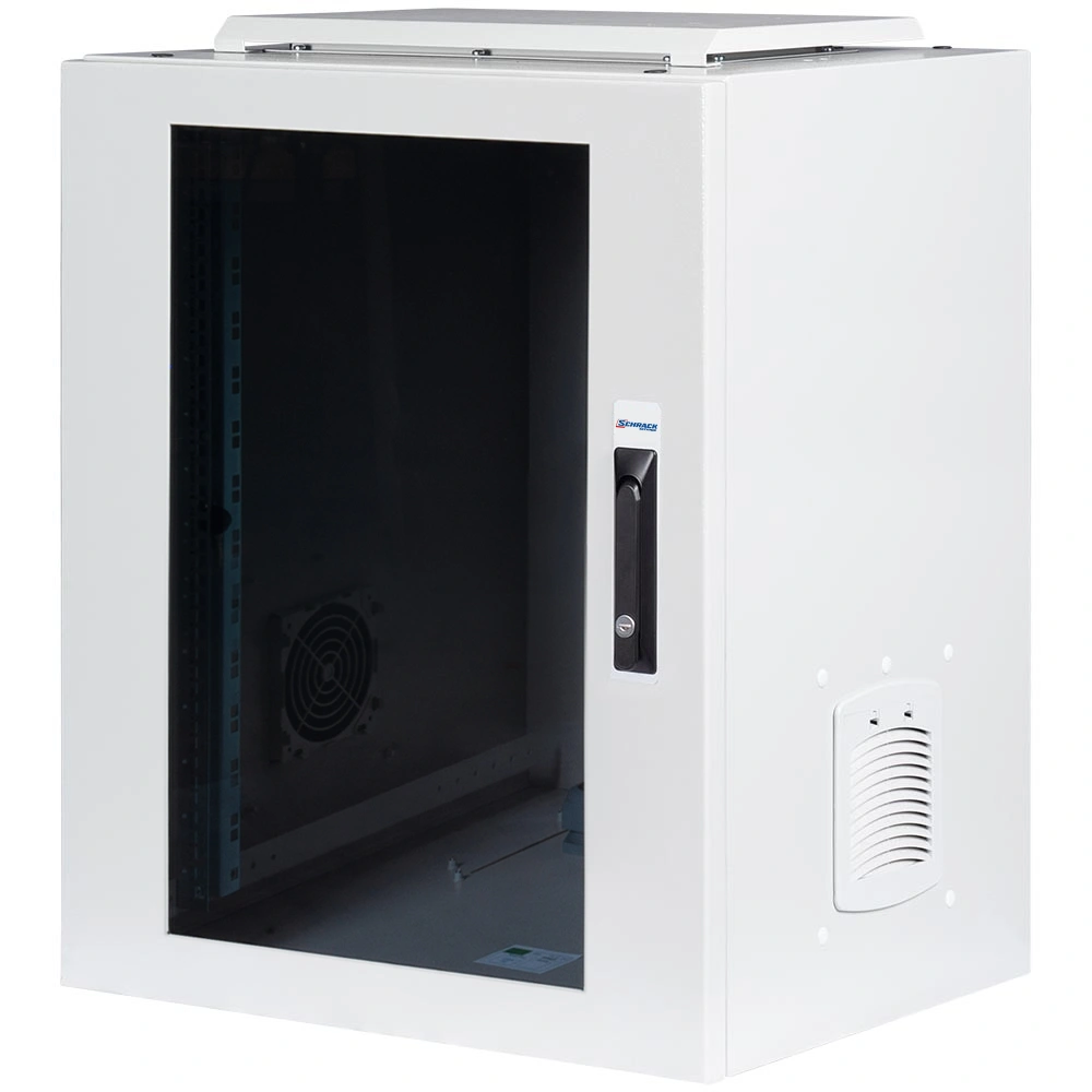 Dulap de perete usa sticla,IP55 Indoor,H841 W600 D450,19"16U