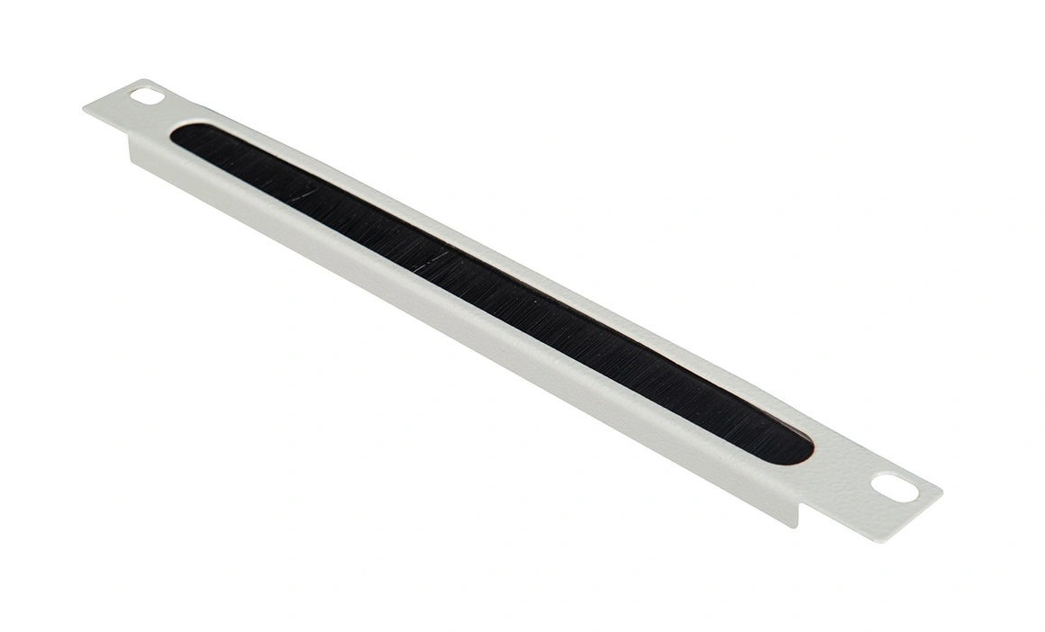 Perie intrare cabluri 10", 0,5U, RAL7035