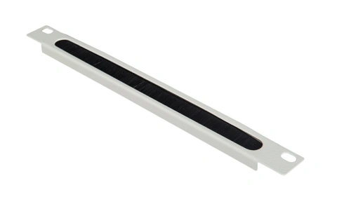 Perie intrare cabluri 10", 0,5U, RAL7035