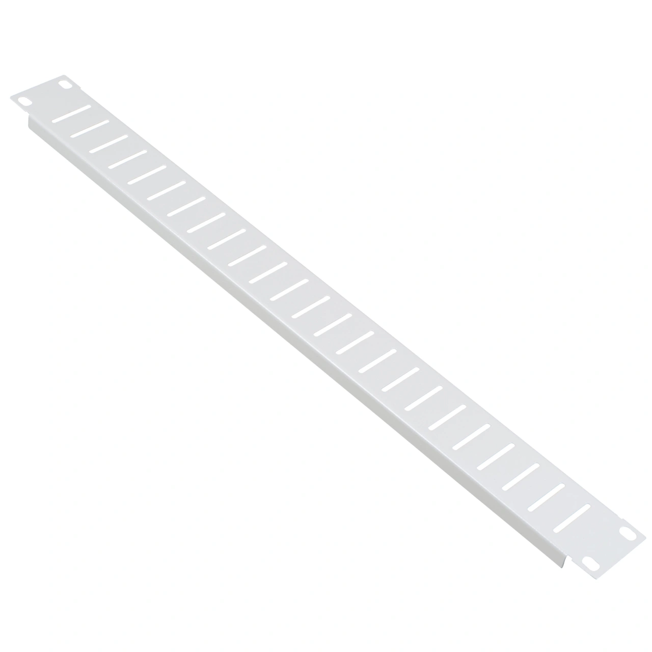 Panou orb 19", cu șurub, 1U, RAL7035, ventilat