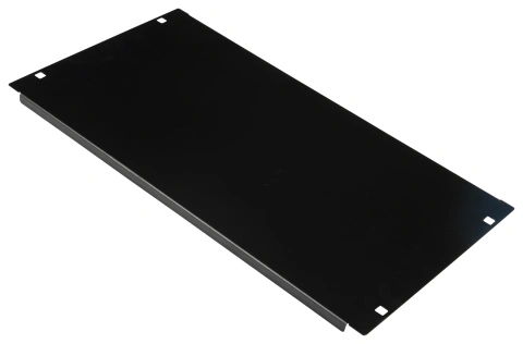 Panou orb 19", cu șurub, 6U, negru RAL 9005