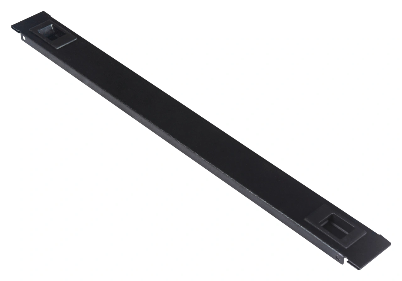 Panou orb 19", cu click, 1U, negru RAL 9005