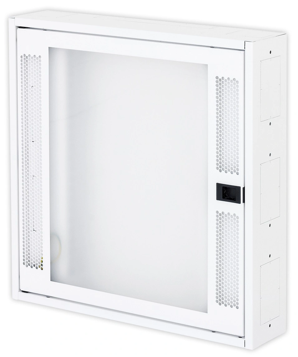 Cutie cabl.struct.DW4,3 rând,44xTOOLLESS,4x230V,RAL9003,plat