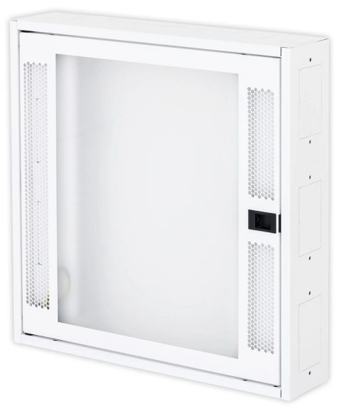 Cutie cabl.struct.DW4,3 rând,44xTOOLLESS,4x230V,RAL9003,plat