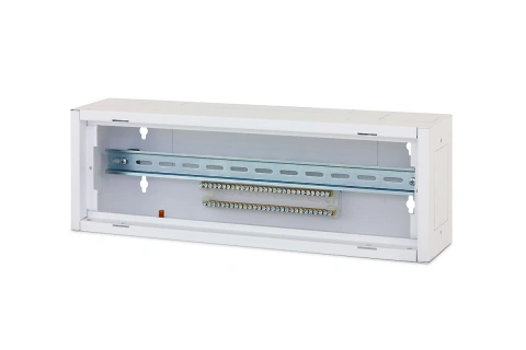Cutie distribuţie DW4, 1 rând , 22 module , RAL9003_2