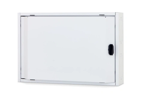 Cutie distribuţie DW4, 2 rânduri , 44 module , RAL9003