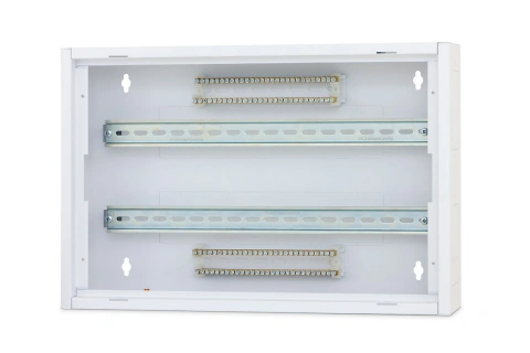 Cutie distribuţie DW4, 2 rânduri , 44 module , RAL9003_2