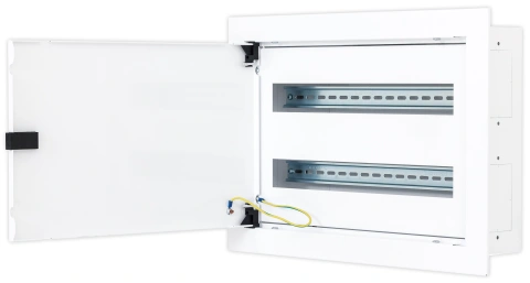 Cutie distribuţie DW4, 2 rânduri , 44 module , RAL9003, plat_1