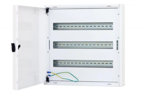 Cutie distribuţie DW4, 3 rânduri , 66 module , RAL9003, plat_1