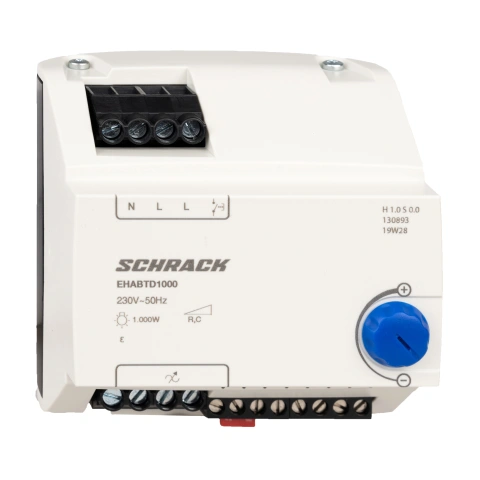 Dimmer cu montaj pe şină DIN 1200VA, RC