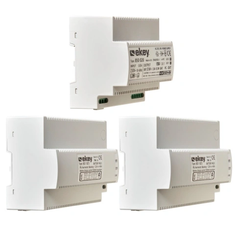 ekey UPS 230VAC/ 24VDC/3A/4Ah for DIN-rail mount