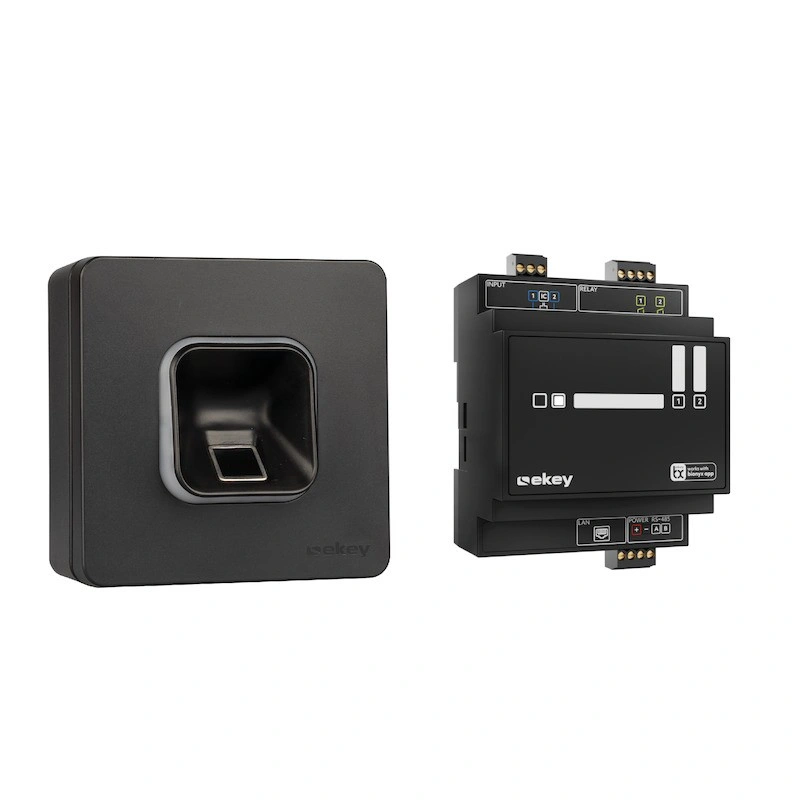 ekey xLine Fingerscan-Set, surface-mounted, black