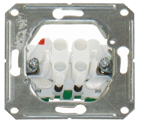 Mecanism buton dublu cu revenire