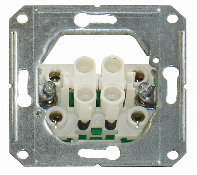 Mecanism buton dublu cu revenire