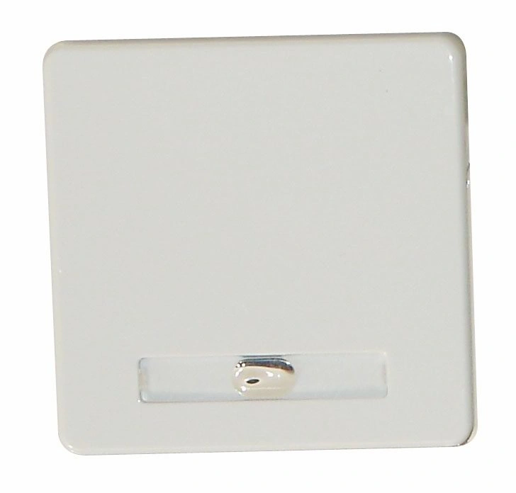 Clapetă simpla cu lampa IP44, alb