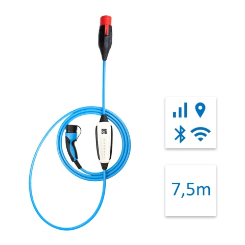 Încărcător mobil 7,5m, Tip2, 22kW, GSM, GPS, wifi, bluetooth