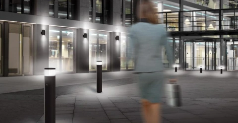 Bollard light ALVA BL 940/170 TR 360° 1000lm 830 IP65 IK10