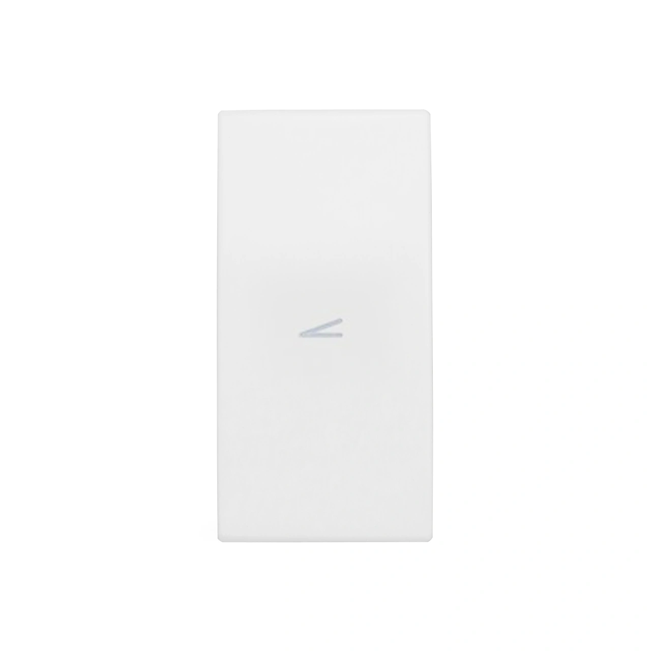 Clapetă cu simbol DIMMER, 1M, alb