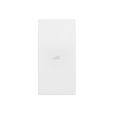 Clapetă cu simbol DIMMER, 1M, alb