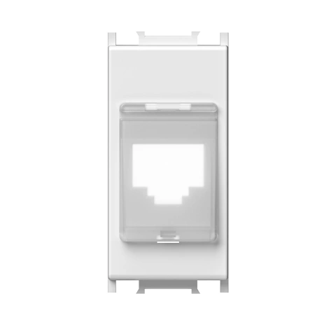 Capac protecţie la praf pentru modul toolless RJ45, 1M, alb