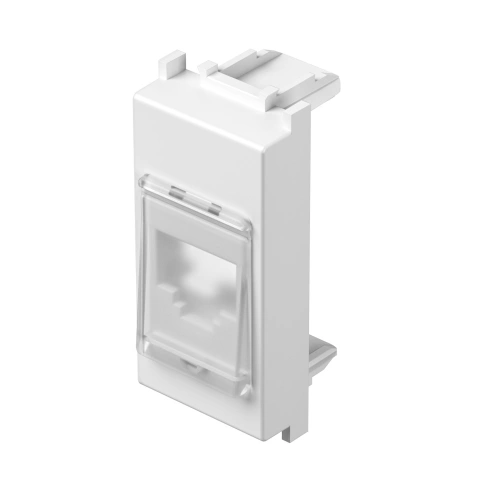 Capac protecţie la praf pentru modul toolless RJ45, 1M, alb_1