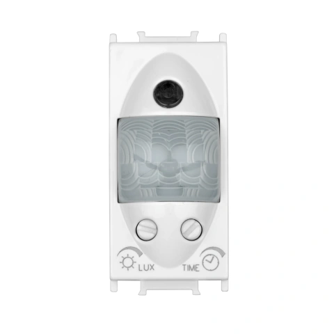 Detector de mişcare cu infraroşii, 110°, 8m, 5A, 1M, alb
