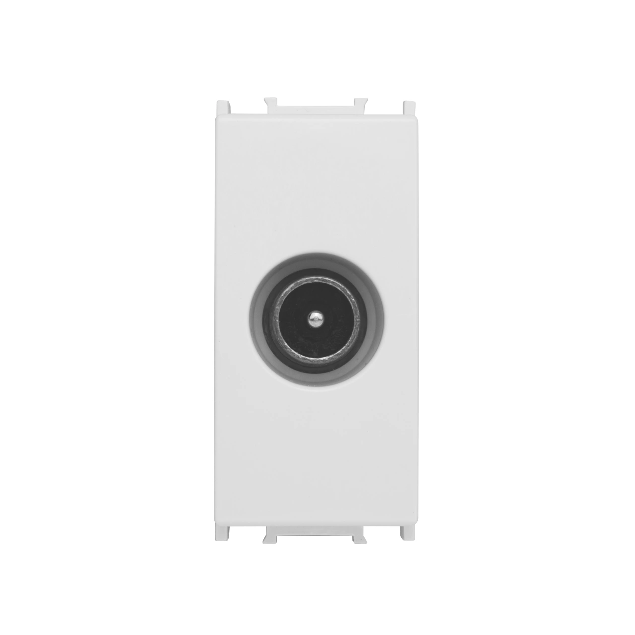 Insert priză TV de trecere, 10dB, 1M, alb