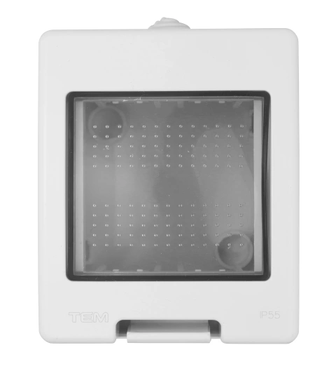 Carcasă cu perete spate 2M, PT, IP55, alb