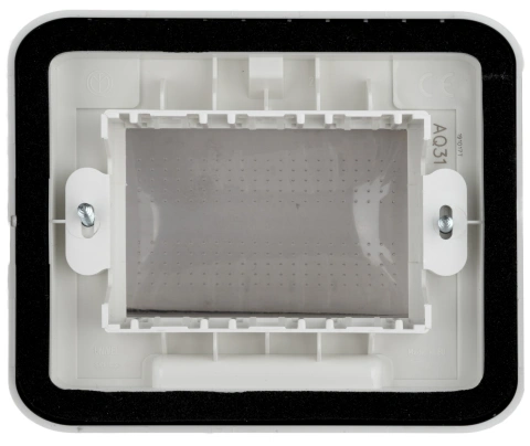 Cutie montaj ingropat,IP55,capac transparent,2M, alba_1