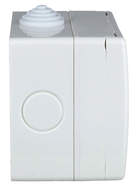 Outdoor surface mount box, IP55, transparent lid, 3M, white_2