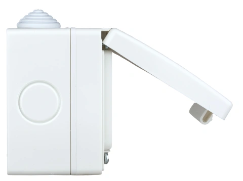 Outdoor surface mount box, IP55, transparent lid, 3M, white_6