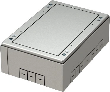 Casetă de montaj pt doză pardoseală 7M, 273x182,5x83-128mm