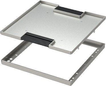 Capac pentru doză de pardoseală RB 2x7M, 265x265x17,5mm