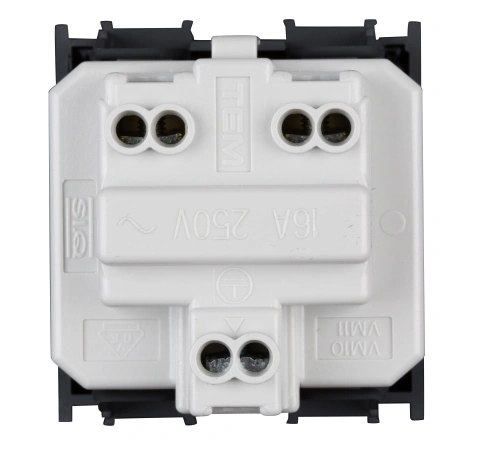 Insert priză cu protecţie mărită,capac,16A,cl cu şurub,negru_1