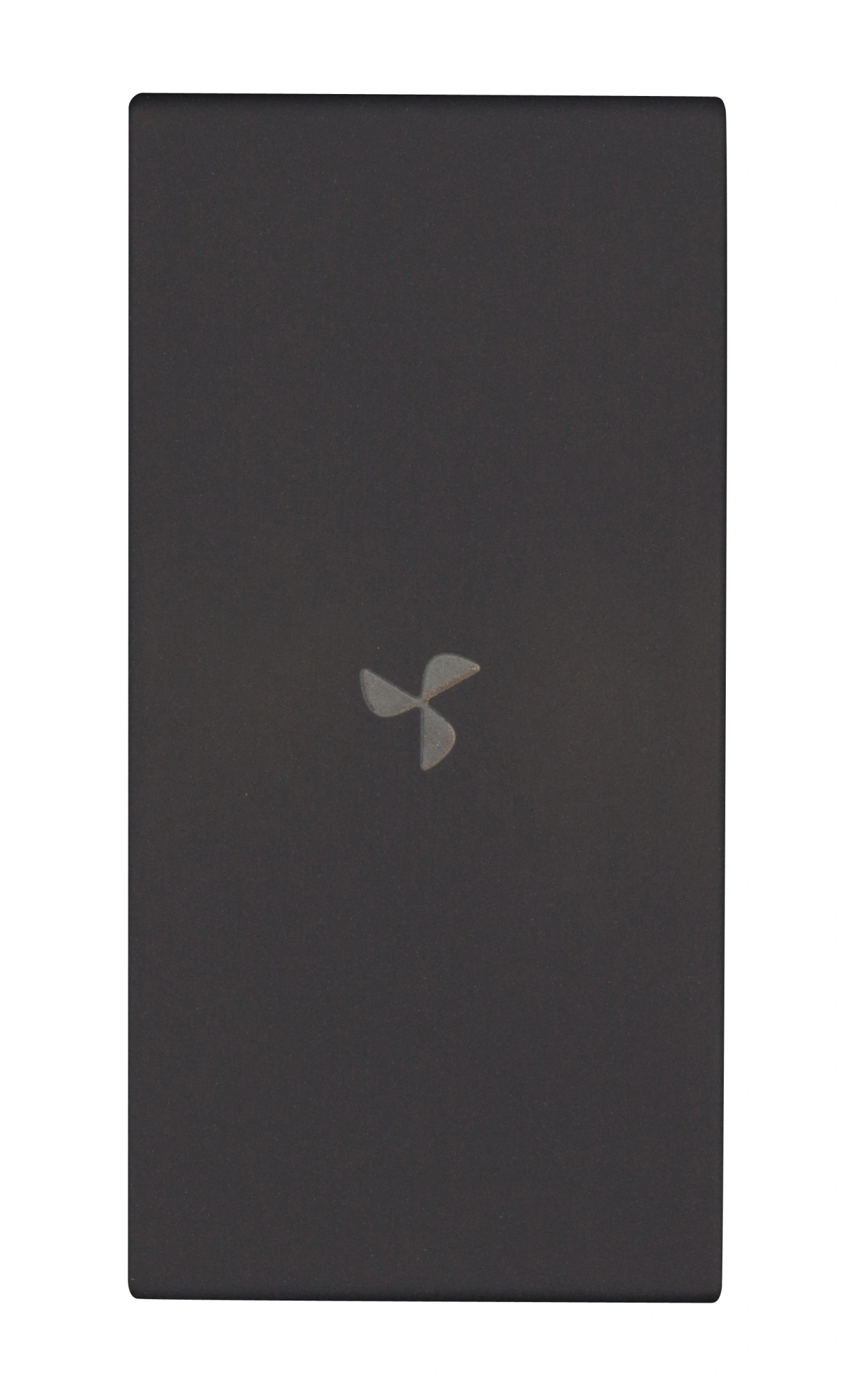 Clapetă cu simbol VENTILATOR, 1M, negru