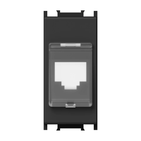 Capac protecţie la praf pt. modul toolless RJ45, 1M, negru