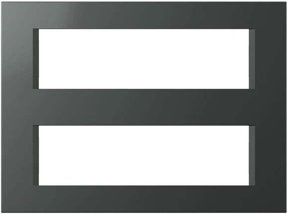 Cover frame 2x7M, anthracite