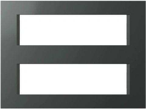 Cover frame 2x7M, anthracite