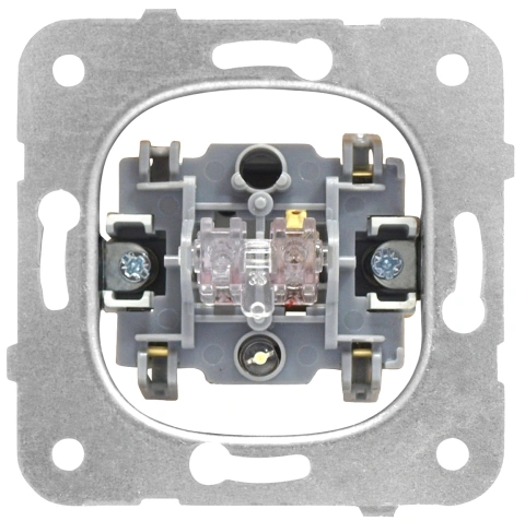Insert întrerupător 1P 10A, cu semn. de control, cl.elastice