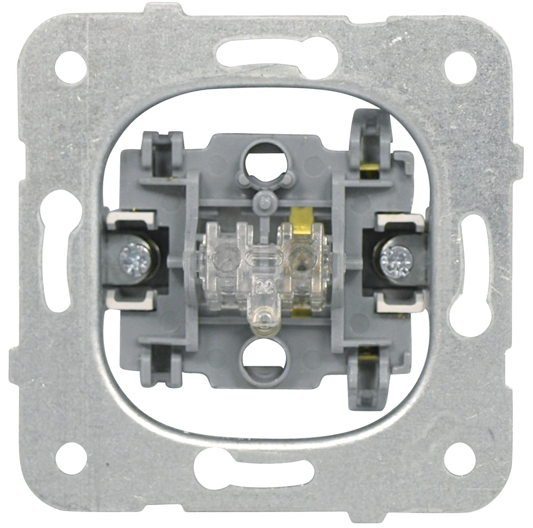 Insert buton, 10A 1ND, cleme elastice