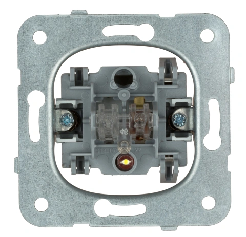 Insert buton,10A, 1ND, L-L1, cu lumină de orientare