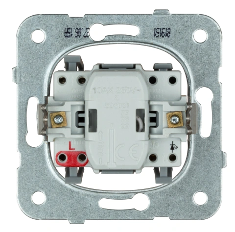 Insert buton,10A, 1ND, L-N, cu lumină de orientare_2