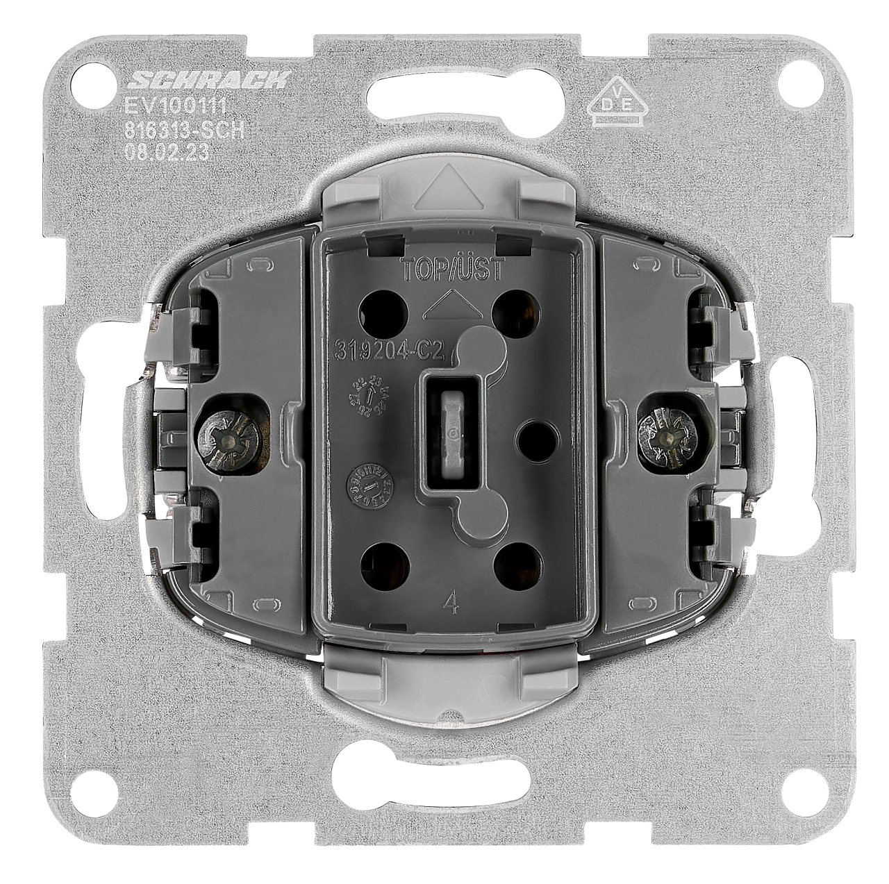 Insert cap scară, cleme cu element elastic