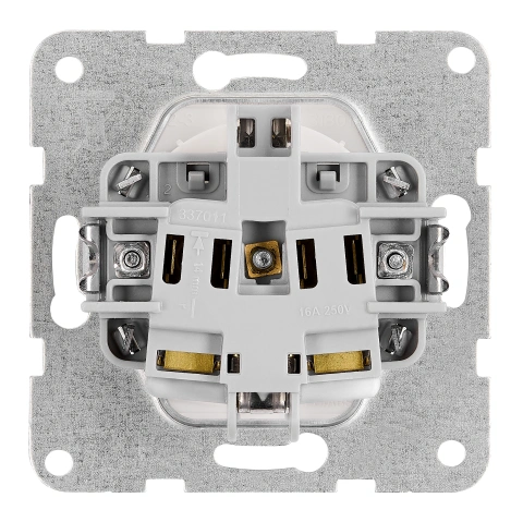 Socket outlet, cage clamps, 1 pcs, white_4