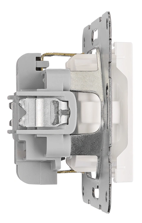Socket outlet, cage clamps, 1 pcs, white_5