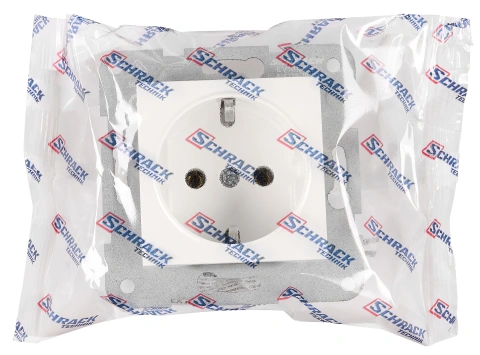 Socket outlet, cage clamps, 1 pcs, white_1