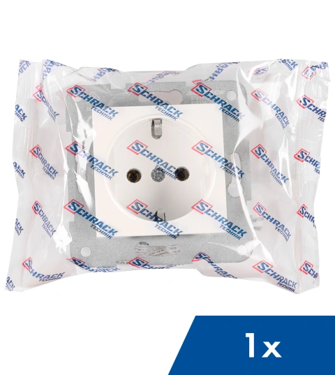 Socket outlet, cage clamps, 1 pcs, white_7